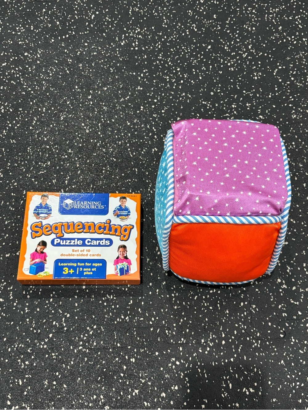 Learning Resources Sequencing Puzzle Cards + ThinkFun Move & Groove Game Bundle